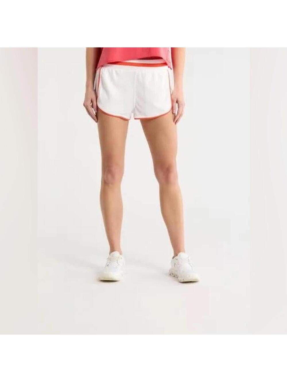 FREE PEOPLE Prep In Your Step Shorts in White and Orange SIZE XS #402